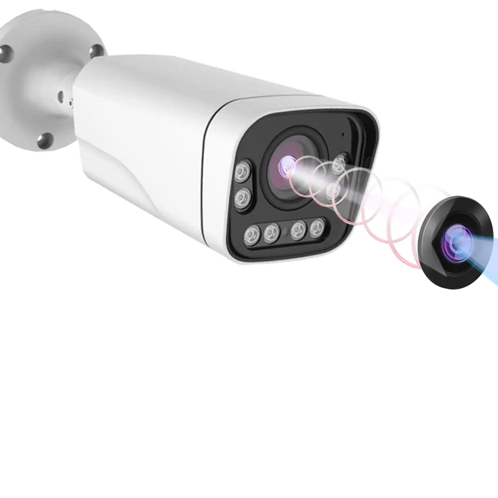 QEARIM 야외 AI 인간 추적 뷰 프레임 모드 IP 카메라 XMEYE Pro 18X 광학 줌 광각 ippoe 감시 카메라