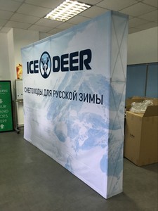 10x8ft vải <span class=keywords><strong>Pop</strong></span> <span class=keywords><strong>Up</strong></span> hiển thị biểu ngữ đứng triển lãm thương mại Backdrop phương tiện truyền thông tường Photo Booth <span class=keywords><strong>Pop</strong></span> hiển thị lên biểu ngữ LED hộp đèn - Product Image 4