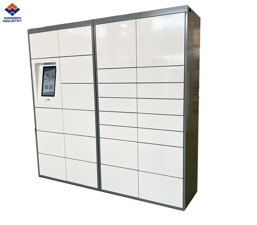 24-hours Smart Fast Food Delivery Locker Supermarket Refrigerated Parcel Locker with Remote Control and QR Code Scanner