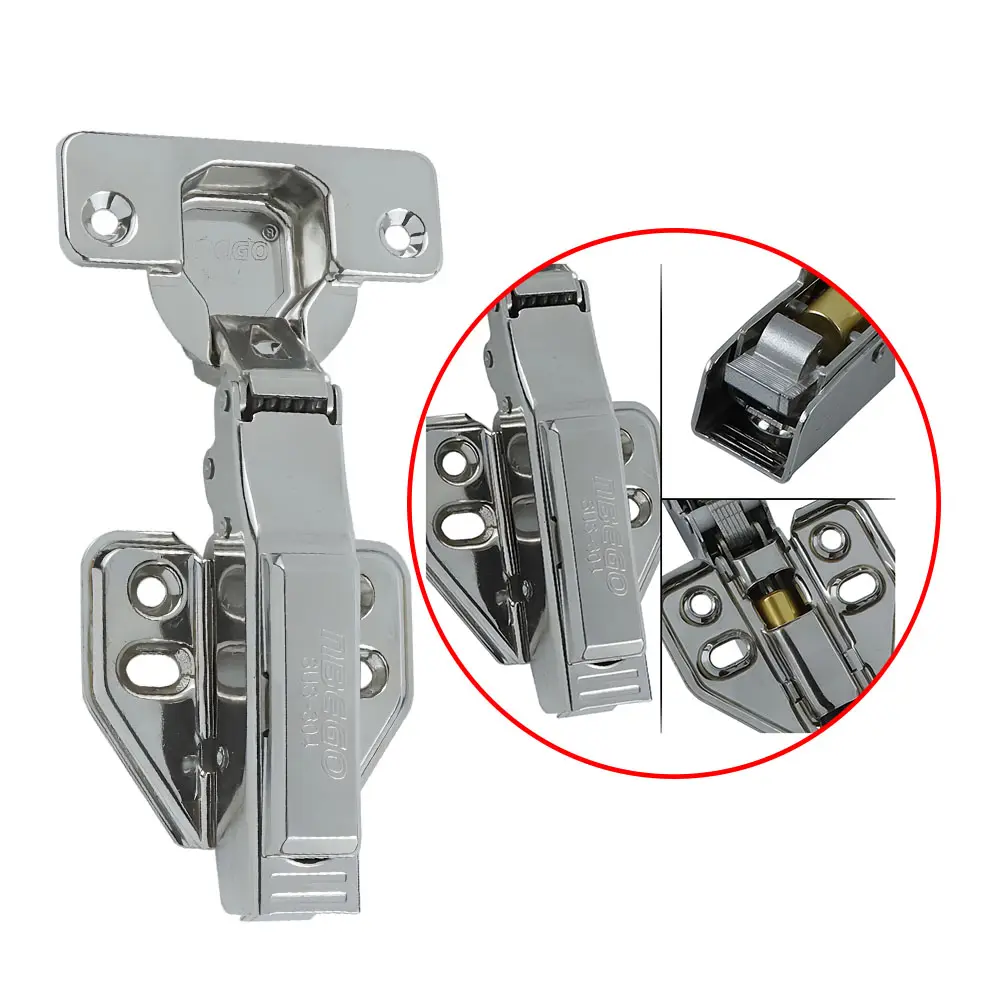 Top High Quality Stainless Fitting cover Furniture hardware steel soft closing hinge Stainless steel soft closing hinge