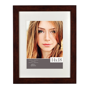 Factory Custom 14x18 Inch Brown Woodgrain PS MDF Photo <strong>Frame</strong> for Home Gallery Decoration Table Wall Picture <strong>Frame</strong> - Product Image 6