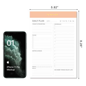 Grande Magnetico Per Fare La Lista Memo Note Idee Lista di Controllo Programma Giornaliero Planner Notepad Facile Da Leggere - Product Image 2