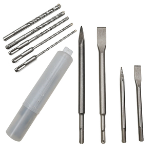 חם מכירה סיטונאי 9pcs 40cr קשיות קשיות גבוהה בטון בטון צמרמורת נקודה קצת עבור בנייה & אגרופים