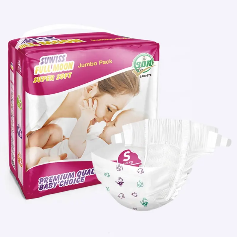 Free Sample Wholesale Breathable Clothlike Disposable Cheap Quality Private Label Baby Diapers