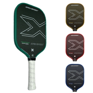 Titanium Metal Surface Thermoformed <strong>Mold</strong> High Grit Elongated Handle Anti Slip Grip Professional Pickleball Paddle Manufacturer