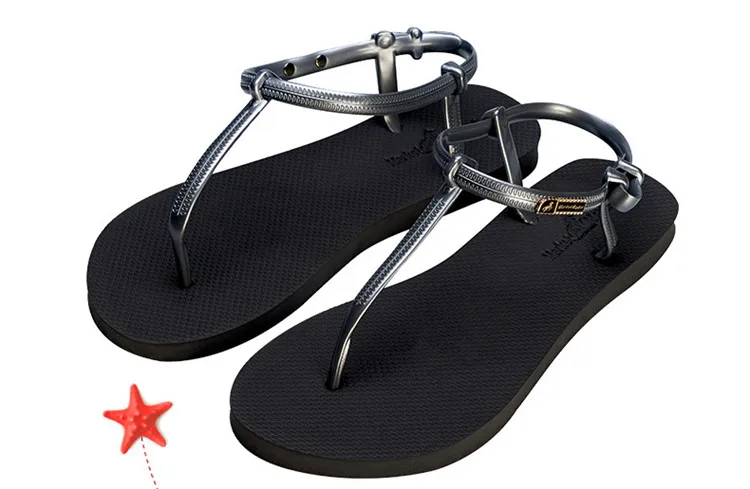 Summer Beach Flip-flops Ladies Roma Slippers Non-slip Soft Sole Outdoor Women Flip Flops