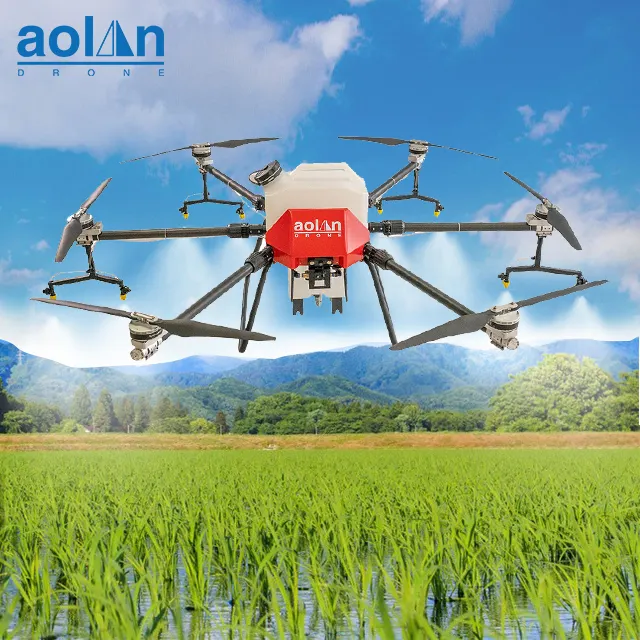 Pulverizador Control Gps Dual con cámara y radar Pulverizador agrícola Drone agrícola Uav Drone Profesional