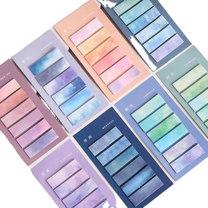 <strong>New</strong> Fashion Customized Unique Sticky Notes Rectangular Size Printed Colored Office Sticky Note Tabs Set for <strong>Writing</strong> - Product Image 1