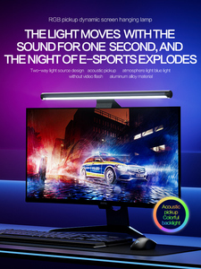 <strong>Game</strong> Room <strong>USB</strong> Powered Touch <strong>Control</strong> Dimmable Three Color Temperature RGB Backlight LED <strong>Computer</strong> Monitor Light Bar for Eye Caring - Product Image 2