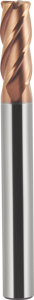 高速涂层立铣刀4/6槽直柄锡/Altin加工可定制65 HRc铣刀硬质合金 - Product Image 3