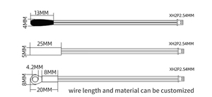 HCET <strong>NTC</strong> <strong>Sensor</strong> 10k 3435 Negative Thermistor Epoxy Bead <strong>Temperature</strong> <strong>Controller</strong> for Dishwashers - Product Image 5