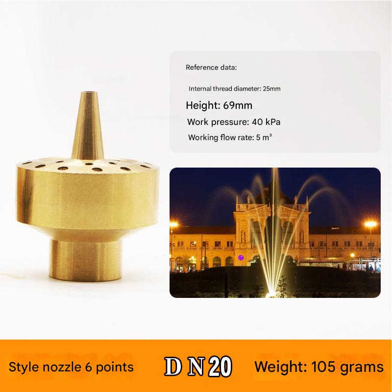 Gold-6-point Flower Column sprayer