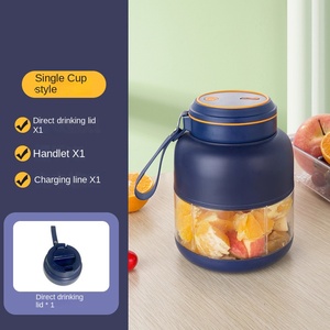 Taşınabilir USB-C kişisel mikser hepsi 1 taze suyu taşınabilir karıştırıcılar ve Mini meyve yüzlü Milkshake mikser şişe sıkacağı - Product Image 5