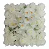 Wholesale 40* 60 CM Artificial White Red Silk Rose Flower Wall Panels Wedding Backdrop for Wedding Decorations