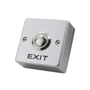 Pulsante di uscita in lega di zinco impermeabile opzionale per sistema di controllo accessi porta pulsante di rilascio della porta - Product Image 1