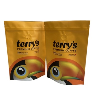 Eko dostu özel dijital baskılı plastik 250G Doy paketi kullanımlık fermuar için yiyecek torbası aperatif tozu kahve çay poşeti fındık - Product Image 6