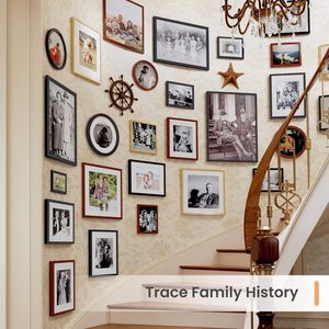 Upsimples 11x14 Picture <strong>Frame</strong> Set of 5, Display Pictures 8x10 with Mat or 11x14 Without Mat, Wall Gallery Photo <strong>Frames</strong>, Black - Product Image 6