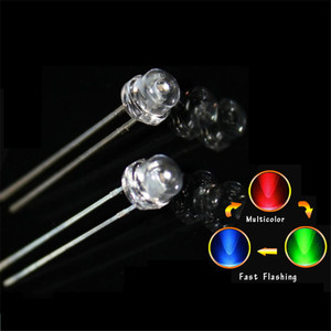 Juhong <strong>LED</strong> 5mm Strawhat <strong>RGB</strong> Slow Flashing Flicker Tri-Color <strong>5</strong> <strong>mm</strong> Straw Hat Light Emitting <strong>LED</strong> Diode Free Sample - Product Image 3