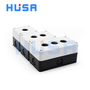 HUSA interruttore a pulsante scatola di giunzione elettrica esterna scatola di giunzione porosa PC plastica impermeabile a pulsante - Product Image 4