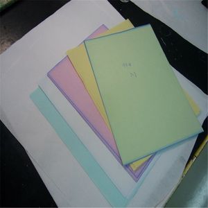 Jianghe Image rollo de papel sin carbón 2ply 3ply rollo pequeño 100% papel de computadora continuo de pulpa primaria para libro de facturas de recibos