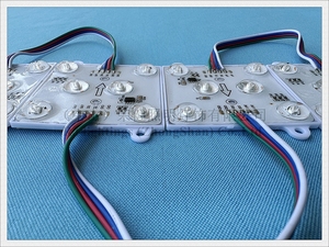 Full Color <strong>LED</strong> Light Module IC 8518 Resume From Break-Point SMD 3030 DC24V 6 <strong>Led</strong> <strong>4W</strong> Diffuse Reflection Lens 70mm*70mm*7mm - Product Image 2