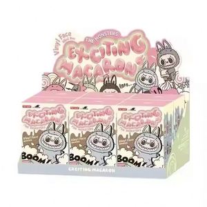 ヤンキース公式Caixa De安いLabubuミニキーホルダーマスコットGiganteおもちゃ人形Groothandel Popmart Labubu本物卸売