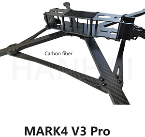 โดรน4แกนเฟรมเฟรมคาร์บอนไฟเบอร์ MARK4 V3เต็มชุด FPV ข้ามกัปตันความอดทนโหลดขนาดใหญ่ - Product Image 4