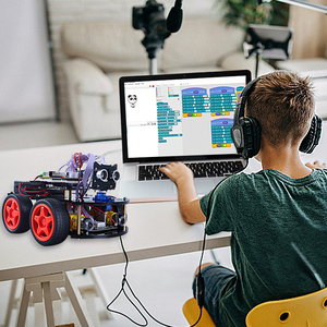 Tscin buny Robot Car Kit für das programmier bare Arduino Robotic Kit Open Source DIY STEM Starter-Kit für Bildungs gebäude