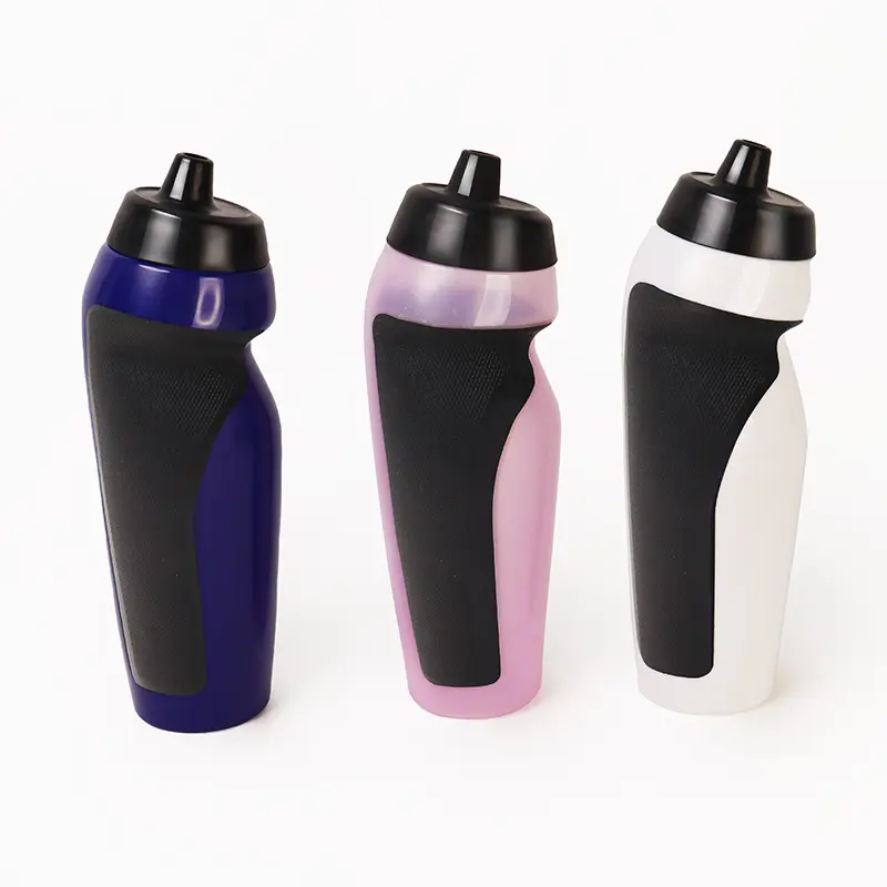 Benutzer definierte personal isierte 500ml BPA Free Drinking Kunststoff Fahrrad Fitness studio Flasche Quetsch wasser flaschen mit auslaufs icherem Deckel