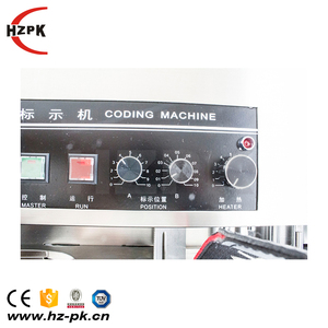 HZPK MY-380F macchina semiautomatica per la codifica della data della carta di carta con ruota a inchiostro solido - Product Image 6
