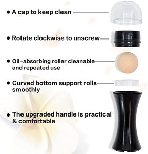 Portable and Reusable Instant Results Oily Skin Control <strong>Oil</strong>-Absorbing Volcanic Roller Remove <strong>Excess</strong> Facial <strong>Oil</strong> - Product Image 3