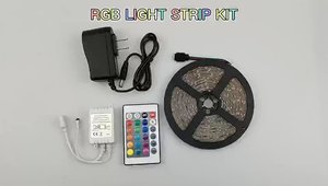 Su geçirmez 24 tuşları uzaktan RGB 2835 DC12V 54led 5m/rulo led şerit akıllı kumanda uzaktan kumanda esnek LED şerit işık - Product Image 2
