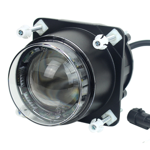 90mm <strong>Led</strong> High Beam Headlight with Parking Light for Universal Bus Motorcycles Projector Work Light - Product Image 3