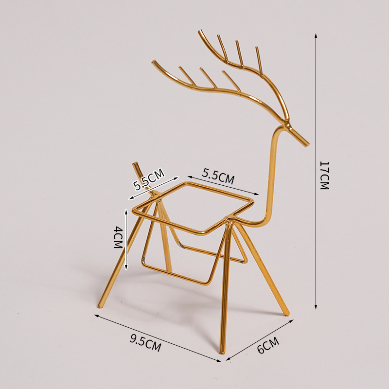 Golden deer stand