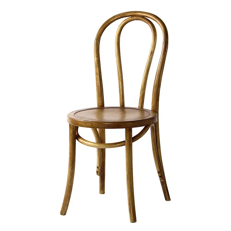 Silla Thonet de madera maciza de roble barata al por mayor precio de fábrica