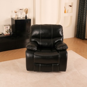 Распродажа, роскошный Повседневный раскладной диван с поворотом на 360 градусов и кожаной тканью, недорогой раскачивающийся массаж для гостиной - Product Image 2