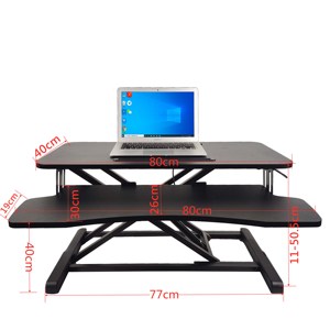 桌面可折叠高度可调的立式办公桌 - Product Image 1