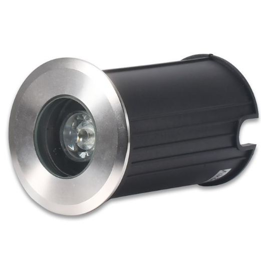 Led begraven licht 1w3w roestvrijstalen onderwaterlicht anker ingebed park vierkante muurhoek onderwater klein begraven licht