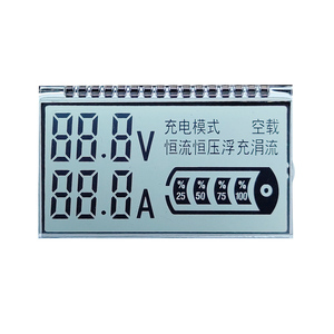 Benutzer definiertes monochromes LCD-Anzeige modul 17-poliger TN-Typ mit hoher Helligkeit und LED-Hintergrund beleuchtung - Product Image 4