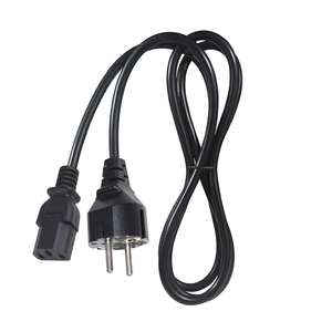 H05VV-F Europäische Schuko Netz kabel CEE7/7 Typ E/F Stecker 3Pin IEC C13 Netzwerk Hardware Sicherheit Netz kabel Verlängerung kabel - Product Image 4