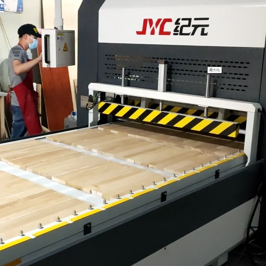 JYC RF Edge Glue Panel Máquina de Unión Finger Joint Board Press Machine