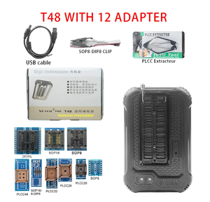 XGecu T48 Programmer (TL866-3G) Ersetzen Sie den Programmierer minipro tl866 Unterstützt 31000 ICs für SPI/Nor/NAND Flash BIOS MCU EEPROM AVR P.