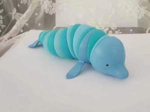 Tik Tok ทากทะเล wrigly Fidget Slug หอยทากของเล่นประสาทสัมผัสฉลามปลาโลมาเฟอร์ประทับตราเด็กป๊อปอลิ่ง3D สายรุ้งของเล่น - Product Image 4