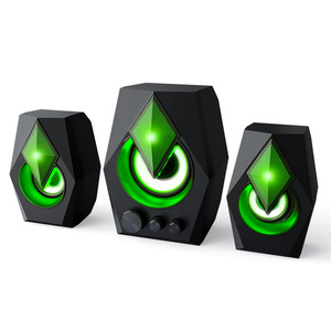 OEM-altavoces multimedia con cable de 2,1 canales para ordenador de escritorio, mini USB 2,1 RGB para videojuegos - Product Image 3