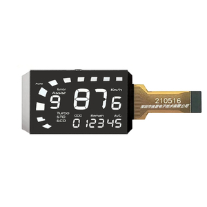 Benutzer definierte VA Voll ansicht für Motorrad Weiß Hintergrund beleuchtung LCD 7 Monochrom Segment LCD-Display LCD-Display-Modul - Product Image 4