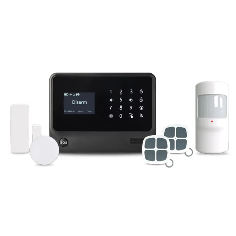 Alarma antirrobo tuya GSM 2G 3G para el hogar, sensor infrarrojo inalámbrico para puertas y ventanas, sistema de seguridad remoto