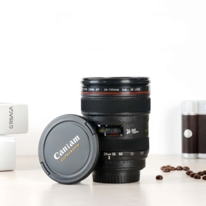 ถ้วยสแตนเลสเลนส์ SLR สุดสร้างสรรค์ใหม่สำหรับสำนักงานหรือคนรักกาแฟ - Product Image 1