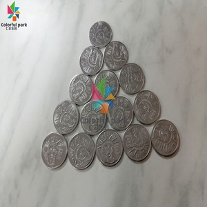 五颜六色的公园定制金属游戏令牌机硬币令牌 - Product Image 1