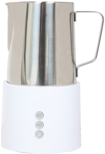 600W 250ML di latte in acciaio inossidabile con Base magnetica-riscaldatore elettrico per latte e <span class=keywords><strong>Timer</strong></span> per schiuma di latte soffice