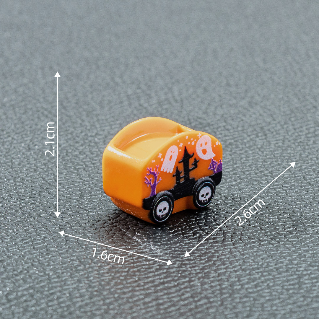 6# coche fantasma naranja